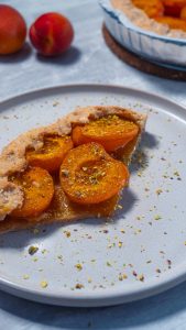 Tarte abricot pistache