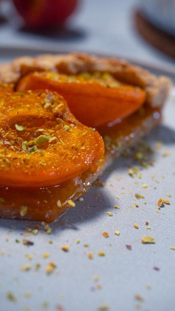 Tarte abricot pistache