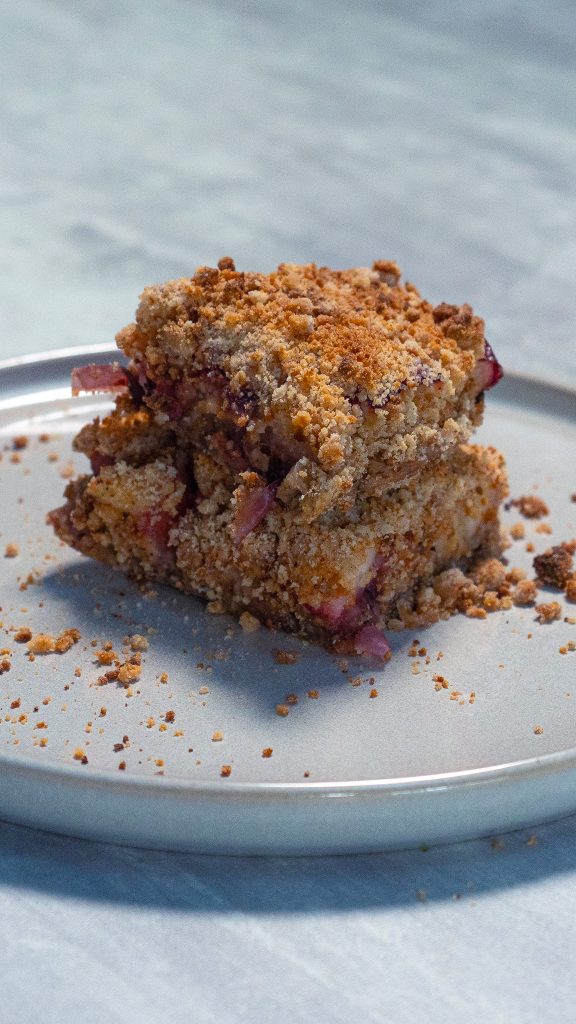 Carrés crumble croustillants