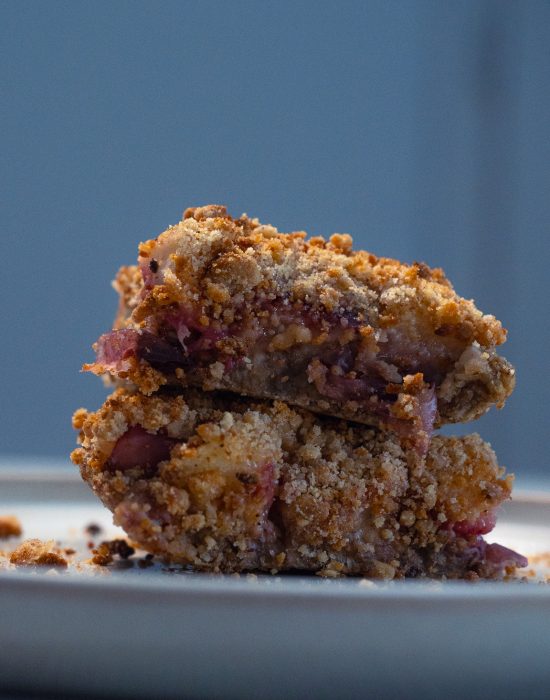 Carrés crumble croustillants